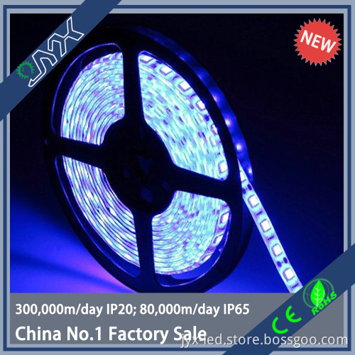 Ultra Bright Battery Powered LED Light Strip SMD5050 30LED/M 150LEDS RGB LED Strip Light Color Changing For Building Decoration